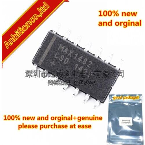 10pcs 100% new and orginal MAX1482CSD+T SOP14 MAX1482CSD 4.75V~5.25V2 in stock