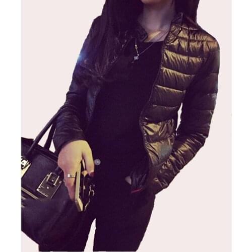 2019 Winter Female Padded Warm Jacket Outwear Cotton Coat Cotton Casual Parkas Thin Female Clothes Short Section Outwear CC075