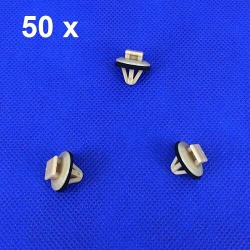50Pcs For Toyota &Lexus 90467-10077 side Trunk Handle Trim Cover Clips