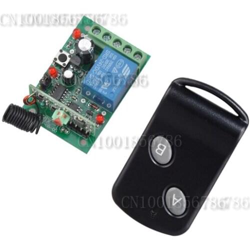 DC24V 1CH RF wireless remote control switch system Learning Code Momentary Toggle Latched Adjust 315/433MHZ