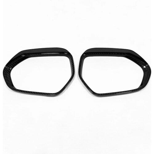 For Toyota Yaris XP210 2020 2021 ABS Car External Rearview Mirror Rain Eyebrow Sequin Trim Sticker Car Decoration Accessories