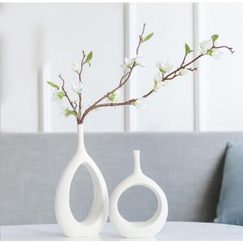 Home Decorations-Ceramic Vases-Art Vases-Dried Flowers Floral Decorations Modern Simple Decorations