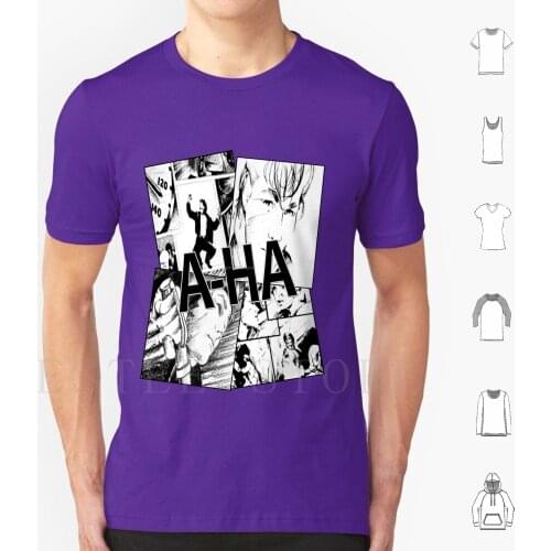 A-Ha T Shirt Print Cotton Aha A Ha Take On Me Pop Music Eighties 80S Back Norway Norwegian Take On Me