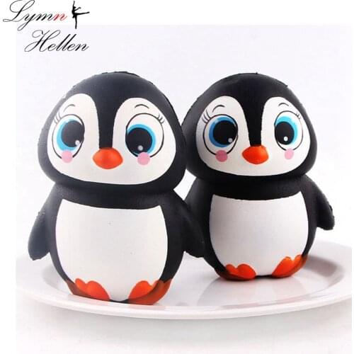 Kawaii Penguin Squishys Antistress Jumbo Slow Rising Animal Decompression Toy Anti-stress Vent Relieves Stress Kids Fun Gift