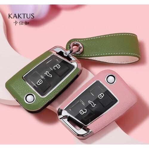 Fit for LaVida plus Sagitar TAYRON Touran TACQUA polo leather key shell men and women bag buckle