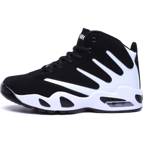 Autumn Spring Male Professional Basketball Shoes Men Sport Sneakers Mens Breathable Air Cushion Hook Loop Male Shoes Basquete