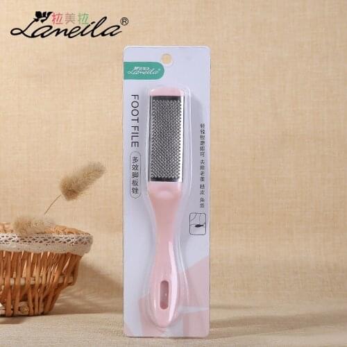 Lameila Double-Sided Dull Polish Exfoliating Scrub Rub Foot Board Grind Crural Stone Foot File Exfoliation Foot Skin Tool C0302