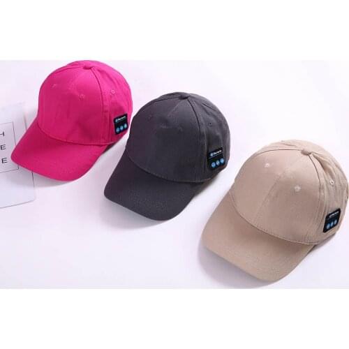 Fashion Wireless Bluetooth Cap Headset Summer Winter Headphone Bluetooth Music Player Earphone Hats for Outdoor Sport Running
