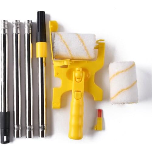 Clean-Cut Paint Edger Roller Brush Painting Tools Roller Paint Brush Clean-Cut Paint Edger Wall Painting Roller Brush Set