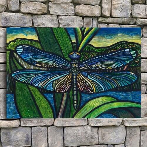 New hot 5D DIY diamond painting animal dragonfly butterfly full square rhinestone picture for sale diamond embroidery mosaic