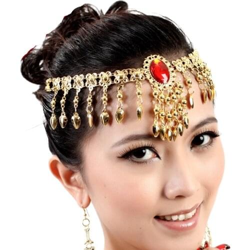 Belly Dance Necklace Chain India dance Necklace accessories dance performance of high-quality stone jewelry