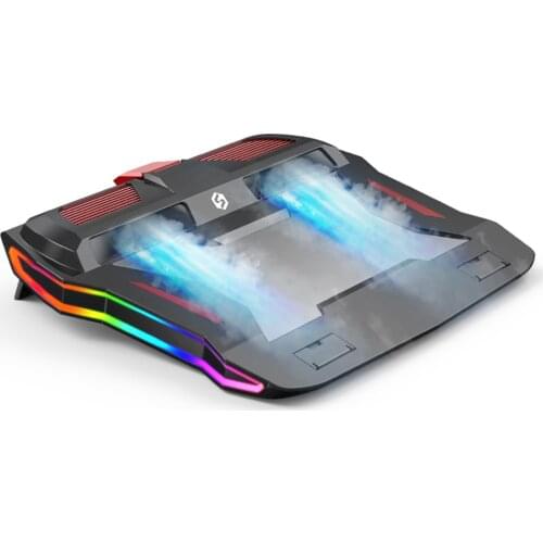 Laptop Cooler RGB Notebook Stand Powerful Air Flow Adjustable Cooling Pad for Lenovo Legion Y7000P 15.6/17.3 inch