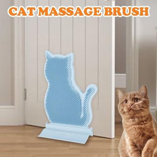 Cats Brush Wall Corner Cat Massage Self Groomer Cat Product Cat Brush Comb Brush Cat Rubs The Face with A Tickling Comb