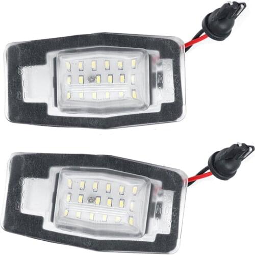 2pcs 18 Led License Plate Light Lamp Error Free Led Number Plate Bulbs For Mercury Mariner for Mazda Miata MX-5 MPV for Protege5