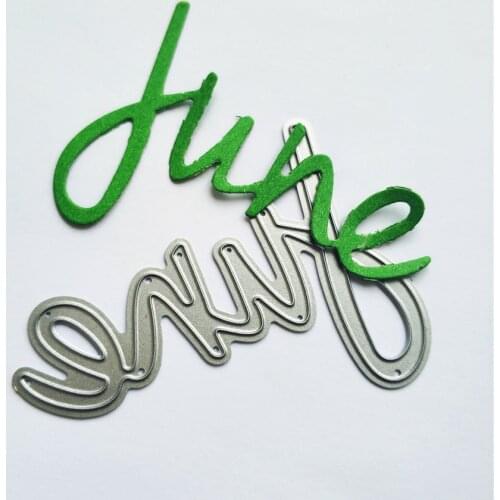 Die Cutting dies Sitting June metal craft paper die Scrapbooking/DIY Embossing mould Easter New Year