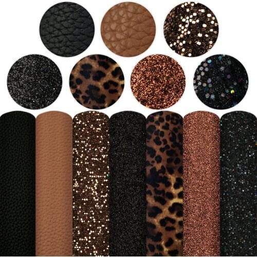 20*33cm Ordinary Faux Synthetic Leather Fabric For Bows Leather Crafts DIY Handmade Material,1Yc15239