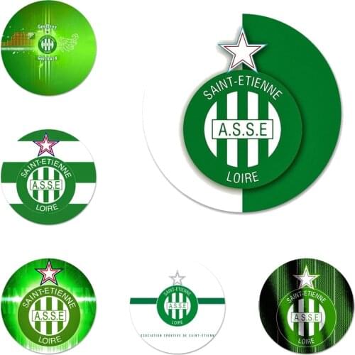 58mm ASSE Saint Etienne Loire football Badge Brooch Pin Accessories For Clothes Backpack Decoration gift