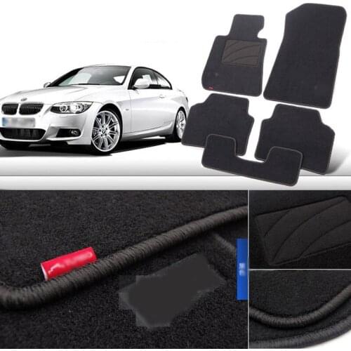 5pcs Premium Auto Fabric Nylon Anti-slip Floor Mats Carpet For BMW 3 Series 1993-2020