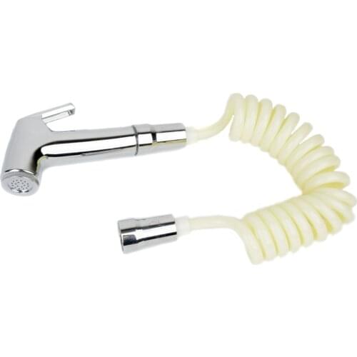 ABS Sprayer Handheld Toilet Bidet Shower Head Nozzle Bathroom Shattaf Sprayer ShowerHead ith PU Hose for Bathroom Hardware