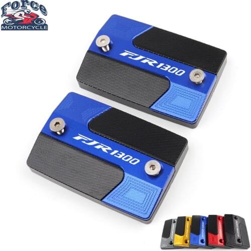 For YAMAHA FJR1300 FJR 1300 Motorcycle CNC Aluminum Front Clutch Brake Fluid Cylinder Master Reservoir Tank Cover Cap with logo