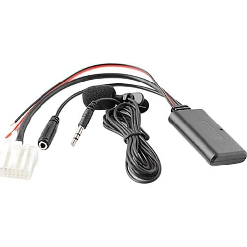 Car Bluetooth 5.0 Aux Cable Microphone Handsfree Mobile Phone Free Calling Adapter for Mazda 2 3 5 6 MX5 RX8 CX7