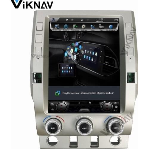 Vertical screen car GPS navigation Android For-Toyota Tundra 2014-2019 multimedia DVD player support carplay