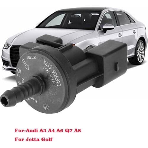 For Golf Jetta VW Audi A1 A3 S3 A4 A6 S6 Q7 TT TTS A8 S8 R8 GTI Purge Vent Vapor Canister Valve 06E 906 517A 517 A 06E906517A