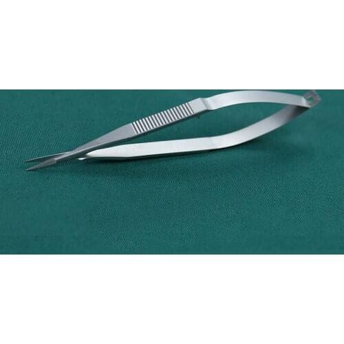 Flat handle corneal scissors ophthalmology fine cut eye scissors double eyelid cut open eye scissors