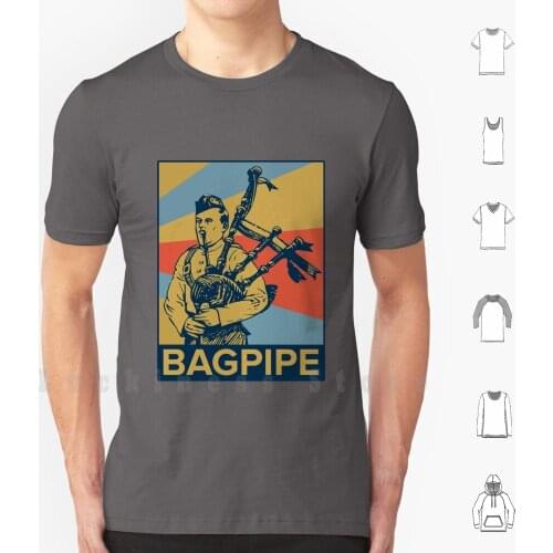 Bagpipe Europe T Shirt DIY Cotton Big Size 6xl Bagpipes Instrument Musical Instrument Music Musician Scotland Scot Tradition