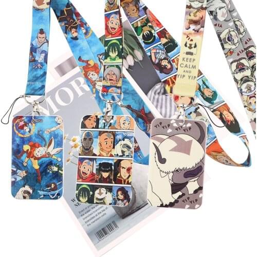 JY117 Cartoon Magical Story Business Badge Card Holder with Necklace Lanyard Keychain keys Badge ID Mobile Phone Rope Gifts