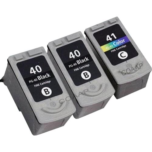 PG-40 CL-41 Refillable Ink Cartridge for CANON 40 41 Pixma ip1200 ip1300 ip1600 ip1700 ip1800 ip1900 ip2200 ip2400 ip2500 ip2600