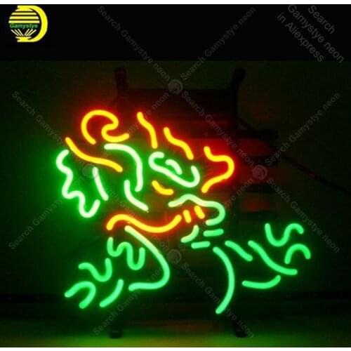 Neon sign For Chinese Dragon Neon Bulb sign store display sport Iconic Handcraft Lamp glass advertise Letrero enseigne lumine