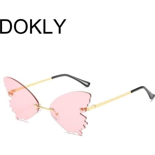 2020 New personality butterfly shape sunglasses Retro hippie Metal Lennon circle tinted lens sunglasses Super hippie chic style