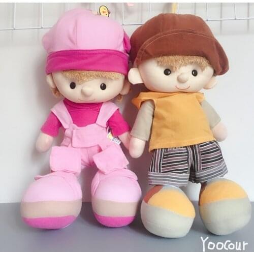 1pc 40cm New RagDoll Stuffed Dolls Girl Boy Doll Plush Wedding Rag Doll Cute toys Sweet Model Girls Kids Birthday Gift