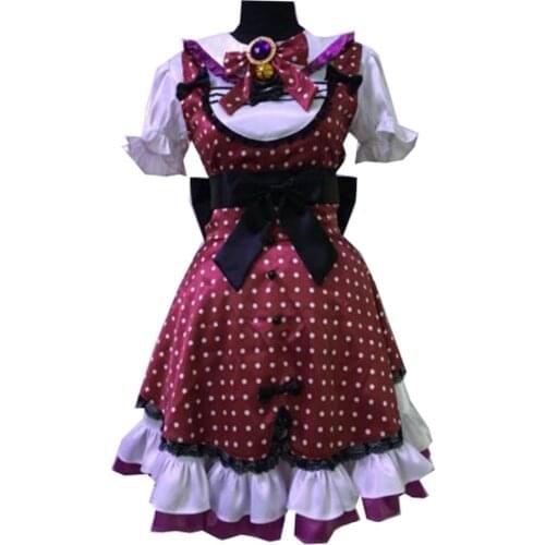 2018 New Style NEKOPARA Cosplay Costume Vanilla Server Dress Two Styles For Choosing