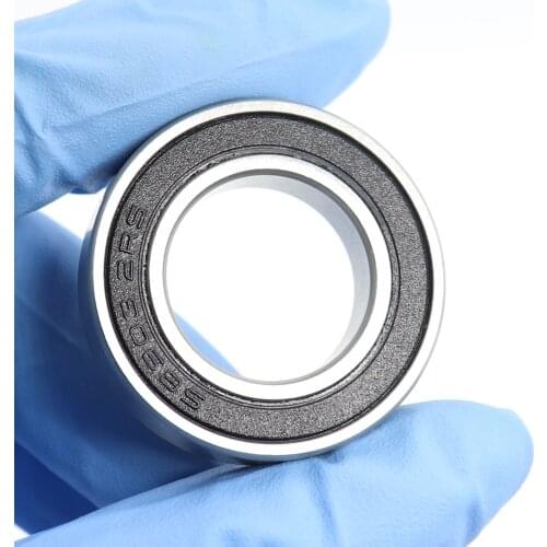 Bearings 6903 ( 1 PC ) 17*30*7 mm 440C Stainless Steel Rings With Si3N4 Ceramic Balls Bearing S6903