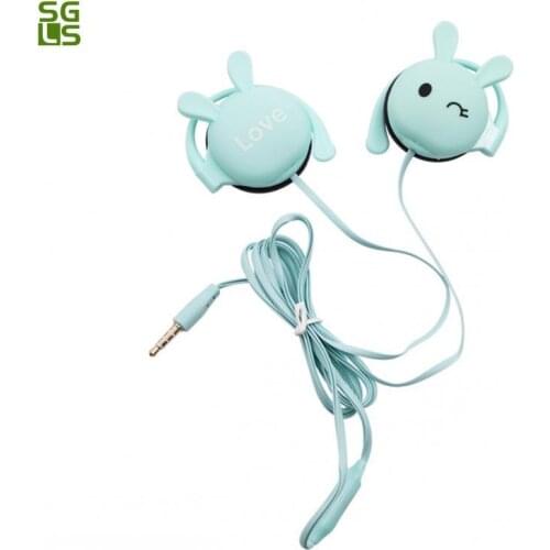 For Student Wired Earphones Sport Headset 1.2M Hanging Ear 3.5mm Stereo Earbuds W/Mic For Iphone Samsung Huawei Xiaomi Vivo Oppo