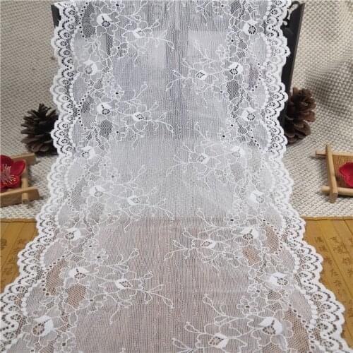RR75050 22.5cm Beautiful hot selling elastic lace fabric underwear elastic lace