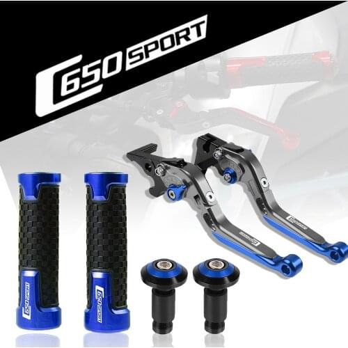 For BMW C650 Sport Motorcycle Accessories Brake Clutch Levers Handlebar Hand Grips C 650 C650 Sport 2015 2016 2017 Parts