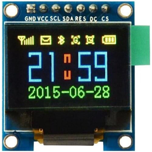 Taidacent 0.95 Inch Rgb Color Oled Ssd1331 Display Screen 4 SPI Interface Passive Matrix 96×64 Resolution
