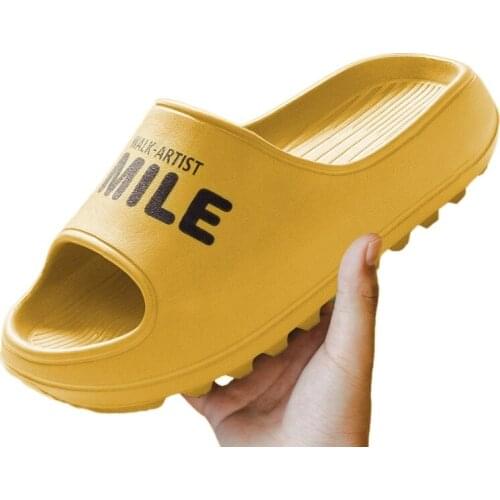 Female Household Mute Deodorant Leaking Bathroom Bath Couple Quick-drying Thick-Soled Flip-Flops Home Mens Sandals And Slippers