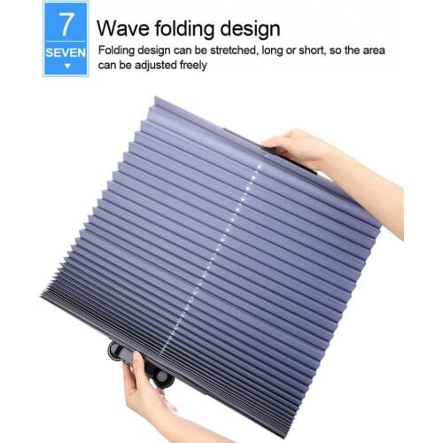 New Automatic Telescopic Car Window Sunshade Retractable Foldable Windshield Sunshade Cover Shield Curtain Auto Sun Shade Block