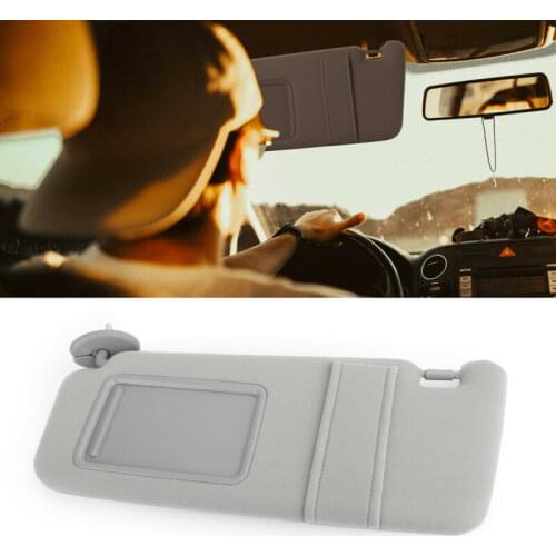 DRIVER SUN VISOR With Light For TOYOTA 09-16 VENZA & SUNROOF 74320-0T022-B1 GRAY
