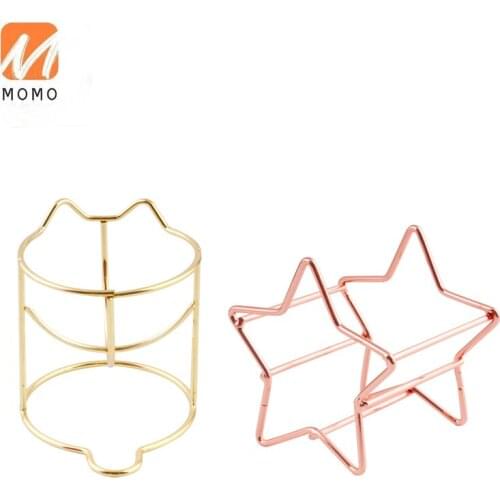 Beauty Blender Rack Sponge Beauty Blender Bracket Makeup Powder Puff Holder Metal Storage Box Egg Rack Holder Dustproof