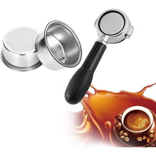 51mm Stainless Steel Coffee Machine Filter Cup Bowl for Delonghi EC5 EC7 EC9 for Kitchen Dining Bar Tableware Drinkware tool