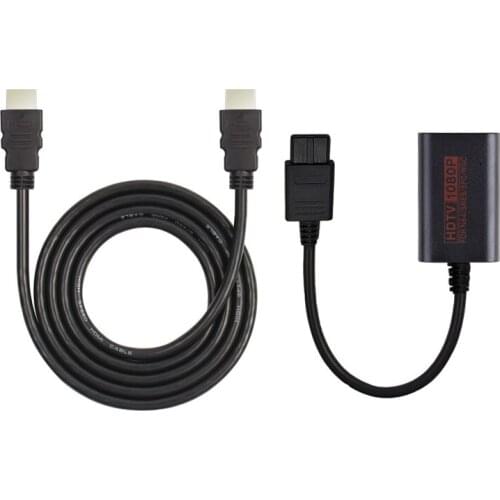 C1FB 720P Retro HDMI-compatible Switch Converter for N64 SNES NGC SFC Game Cube to HDTV Video Scart Cable Conversion with