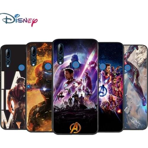 Iron Man Marvel Avengers Silicone Cover For Honor 8 8A Prime 8X MAX 8C 8S 7A 7C 7S Play 3E V9 Pro Soft Black Phone Case