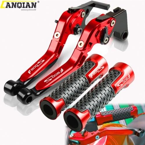 For BMW F800S 2006 2007 2008 2009 2010 2011 2012 2013 2014 Motorcycle Adjustable Brake Clutch Lever Handle Bar Grip F800 F 800 S