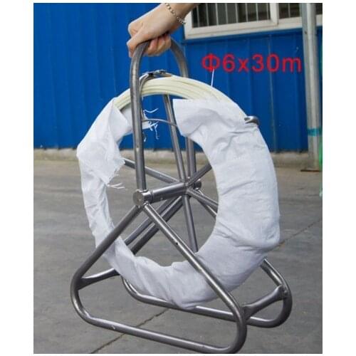 6*30M Electric Reel Wire Cable Running Rod Duct Rodder Fishtape Puller used for Telecom, Wall and Floor Conduit