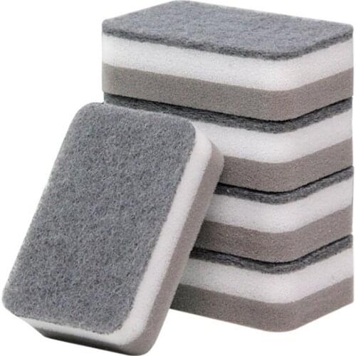 40PCS Dishwashing Sponge Thickened Cleaning Sponge Kitchen Dish Washing Sponge Scouring Pad Dish Cloth Magic Wipe